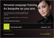 Personal Language Training Voucher �75