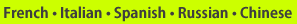 Learn French, Learn Italian, Learn Spanish, Learn Russian, Learn Chinese